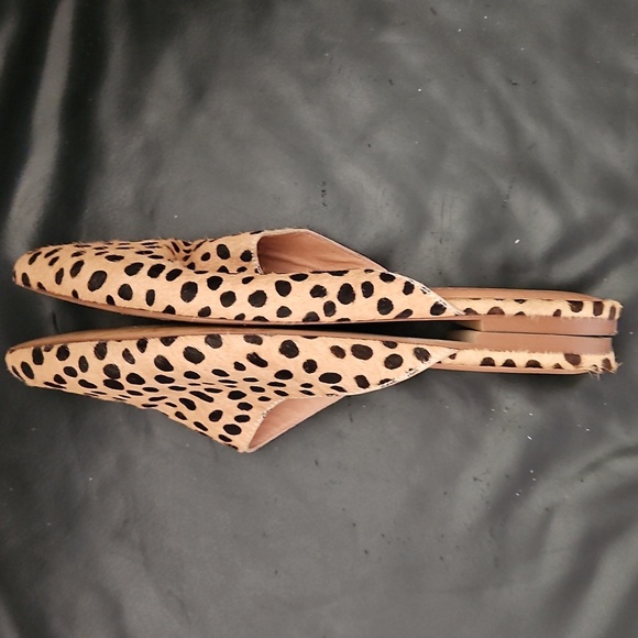 Madewell Sand Dune Spotted Multi Remi Slip On Mules Womens Size 7.5US - Picture 5 of 10